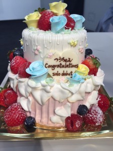 岩永お祝いケーキ