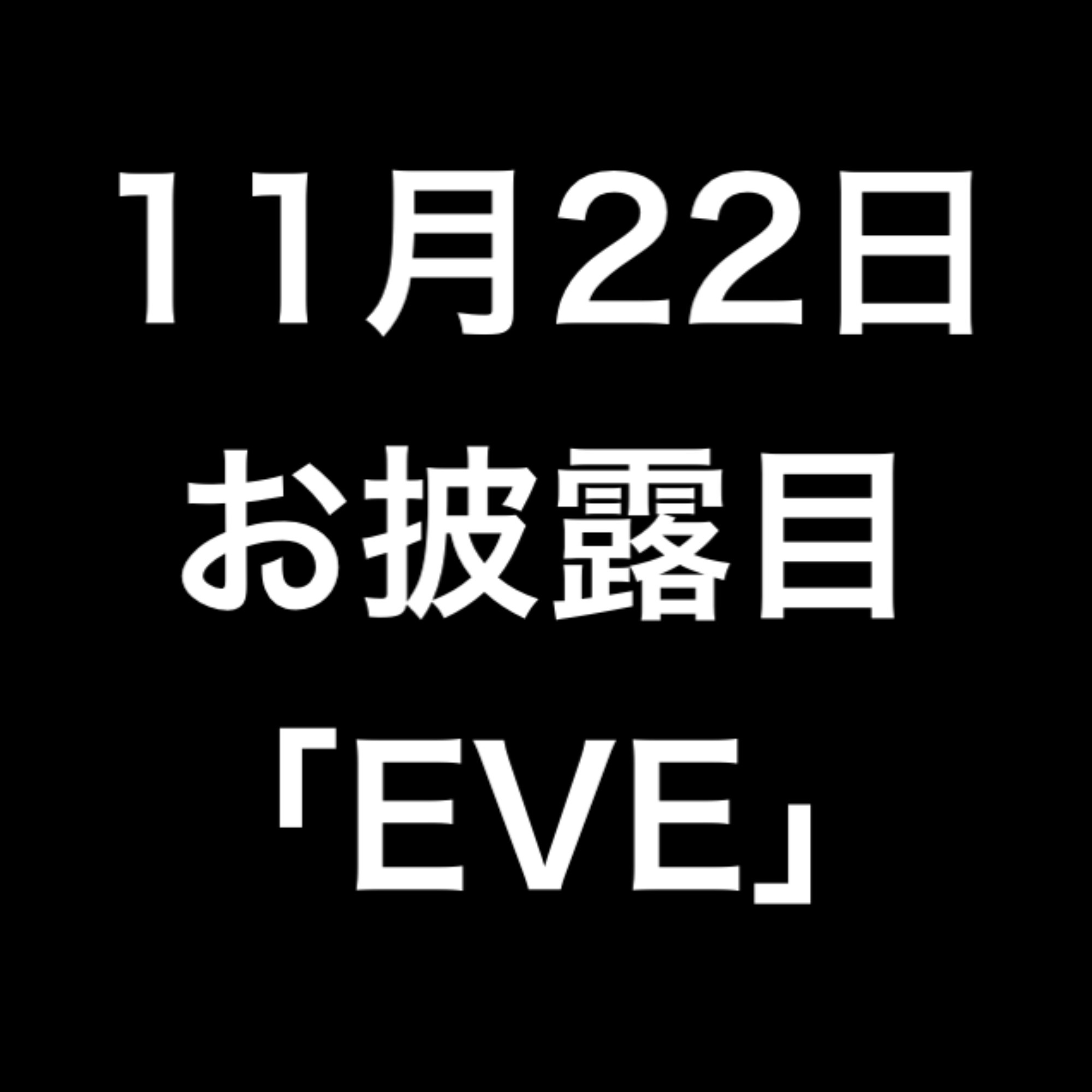 11月22日お披露目「EVE」